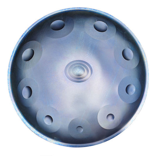 Handpan 9/10/12/13/14 notes bleu - Ré mineur